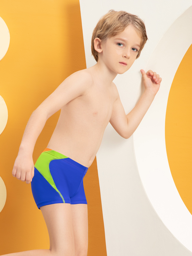 Y0257,图片2,儿童平角裤游泳裤