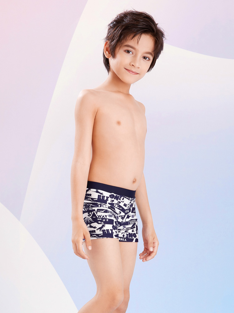 Y0258,图片1,男童平角泳裤
