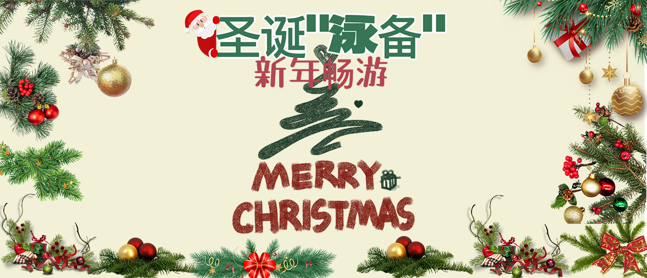  泳往直前，圣诞快乐！