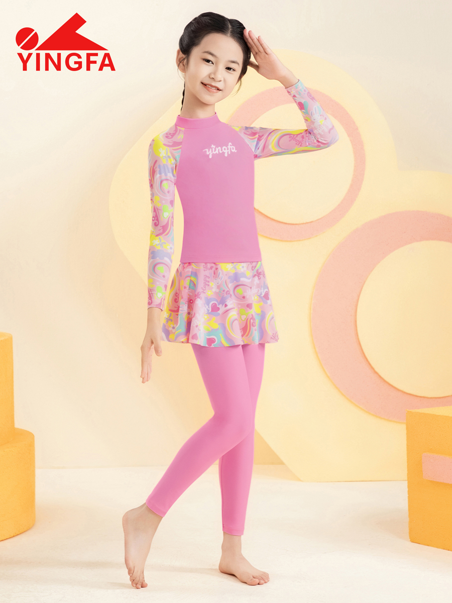 86U768,女童分体泳衣,图片5