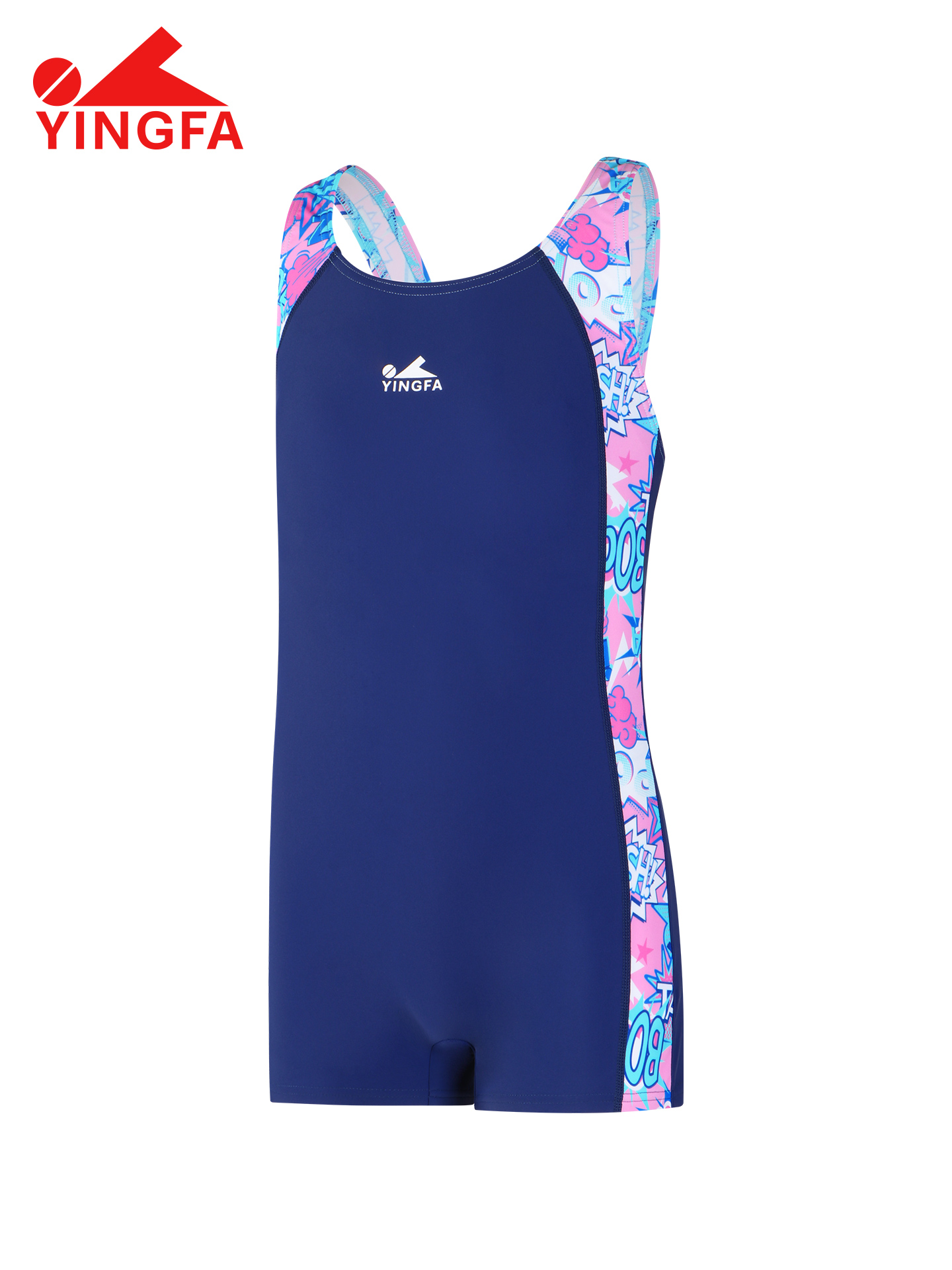 86U758,女童连体平角泳衣,图片4