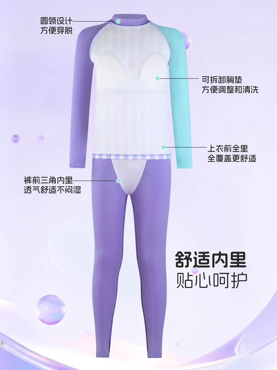 86U769,女童分体防晒泳衣,图片5