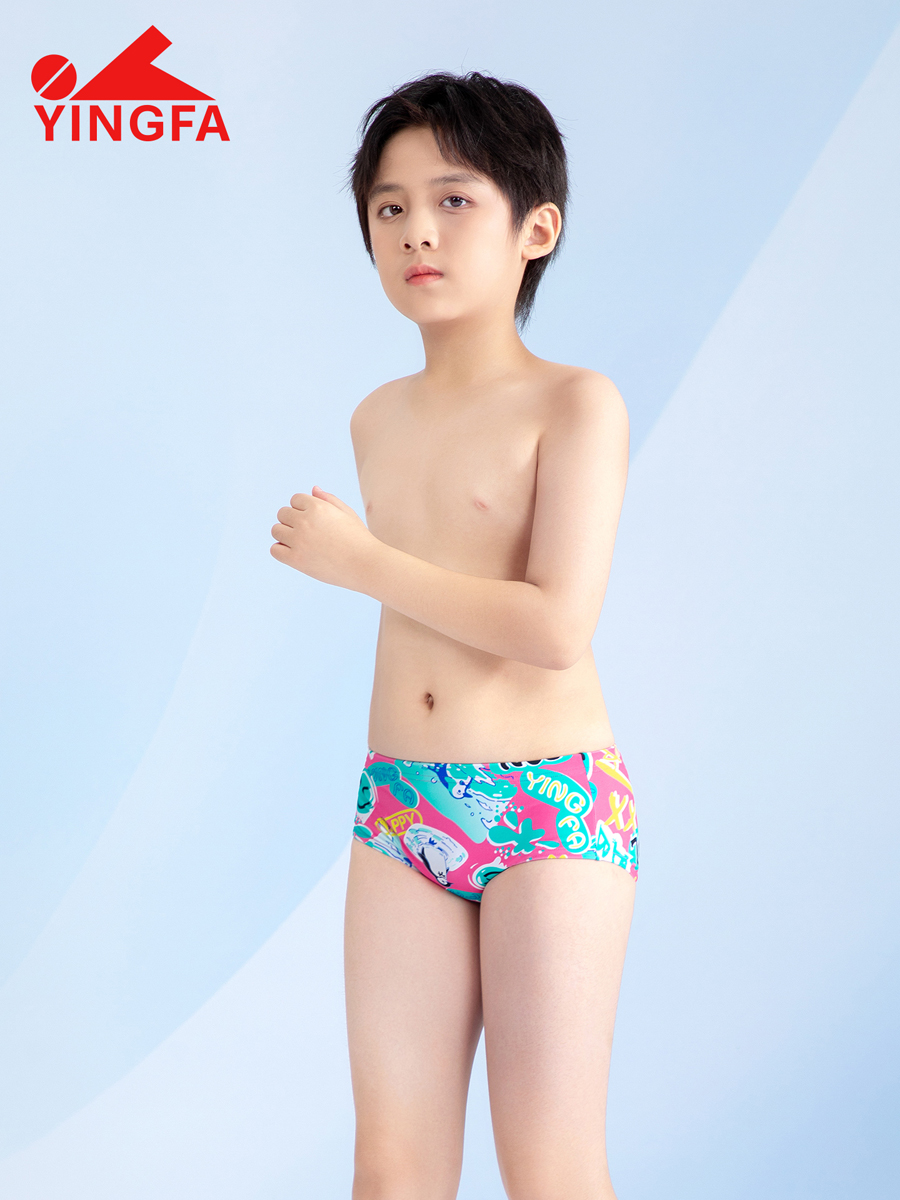 6913(kids),男童三角竞技泳裤,图片5